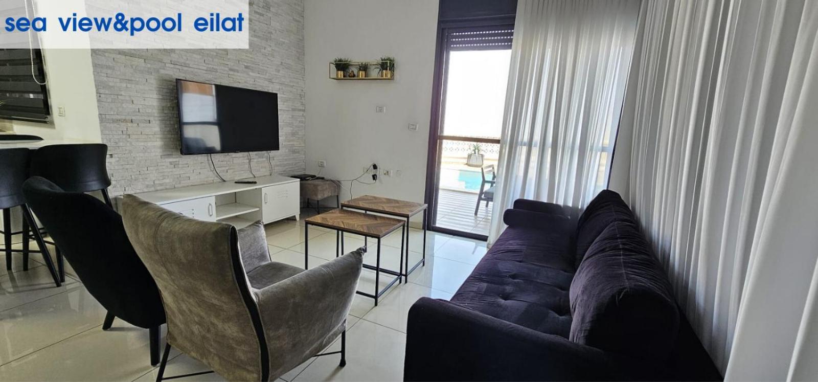 Sea View & Pool Eilat Apartment Екстериор снимка