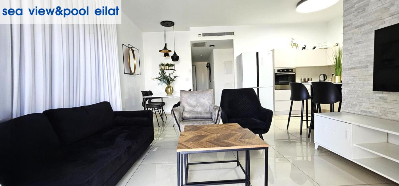 Sea View & Pool Eilat Apartment Екстериор снимка