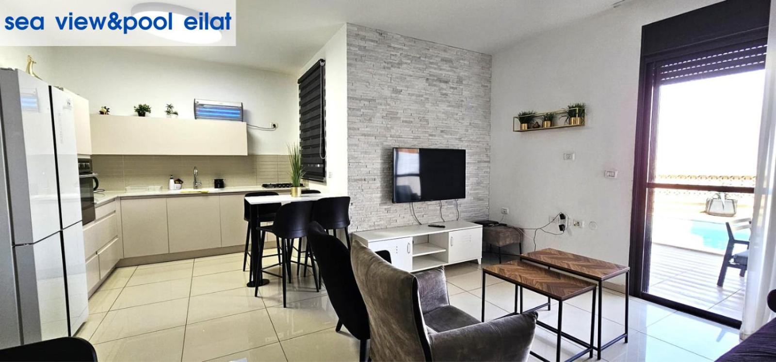 Sea View & Pool Eilat Apartment Екстериор снимка