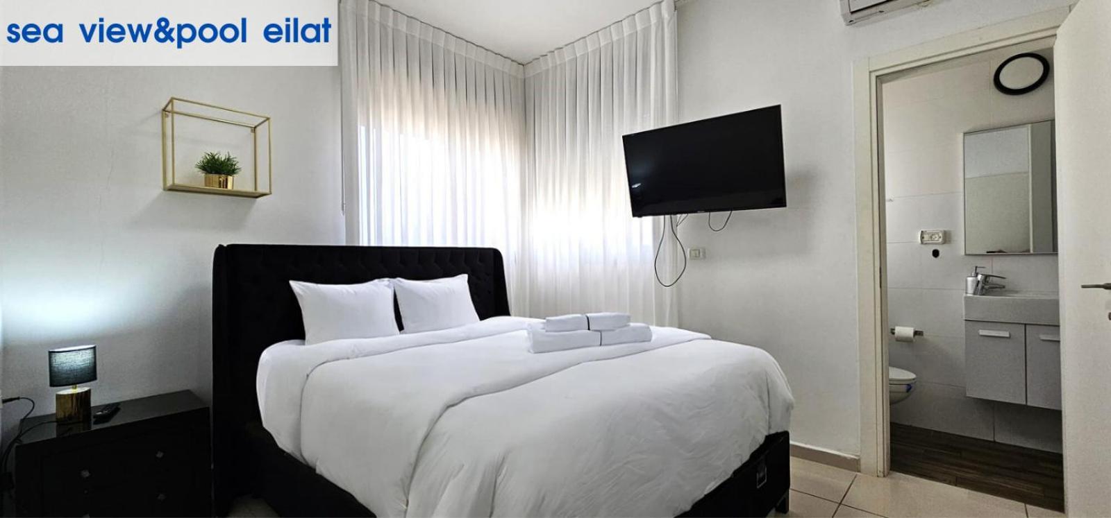 Sea View & Pool Eilat Apartment Екстериор снимка