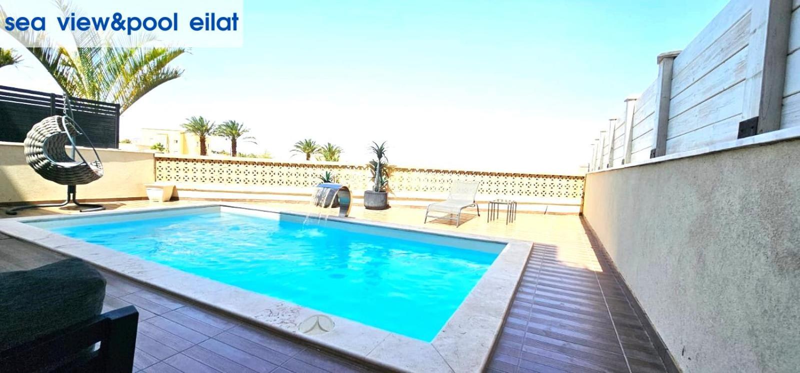 Sea View & Pool Eilat Apartment Екстериор снимка