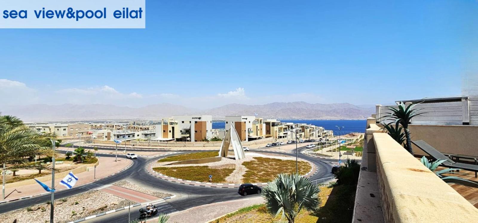 Sea View & Pool Eilat Apartment Екстериор снимка