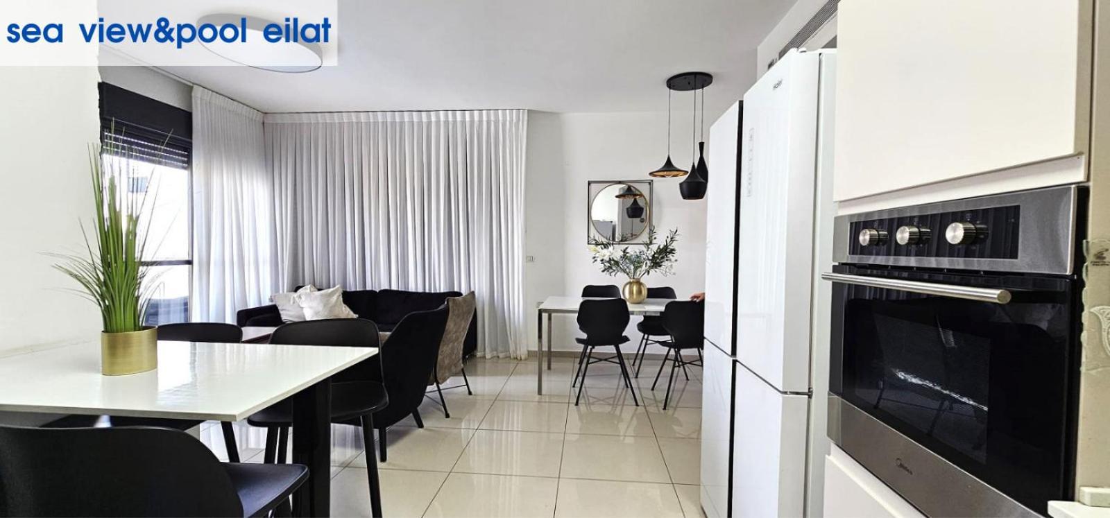 Sea View & Pool Eilat Apartment Екстериор снимка